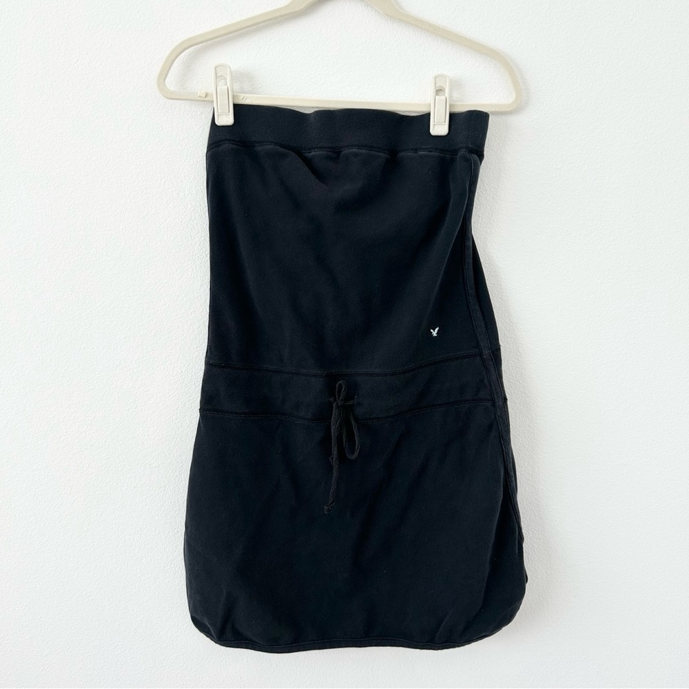 Y2K American Eagle Black Tube Dress